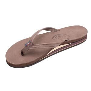 Rainbow Double Layer Premier Leather 1/2" Strap Expresso Womens Médium 6.5M-7.5M